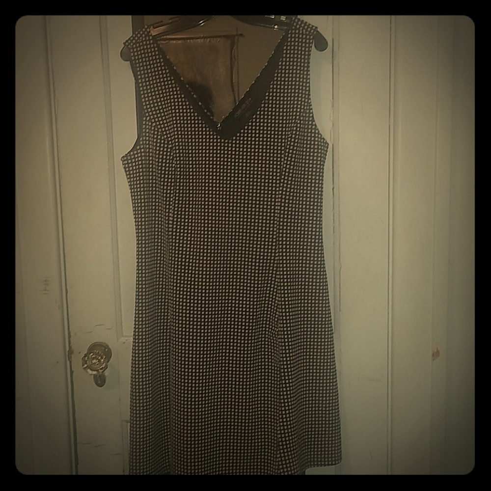 Black and white small square Forever 21 Dress